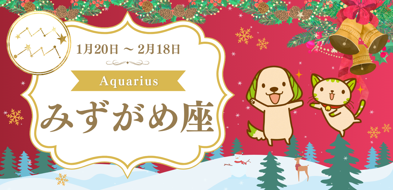 みずがめ座（1月20日〜2月18日）